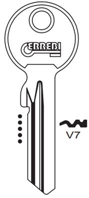 EBAUCHE DE CLE PLATE