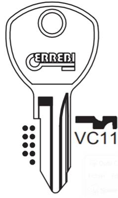 EBAUCHE DE CLE PLATE