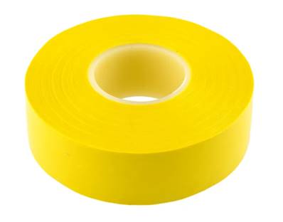 RUBAN ISOLANT PVC 19MMX20M JAUNE