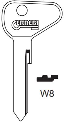 EBAUCHE DE CLE PLATE