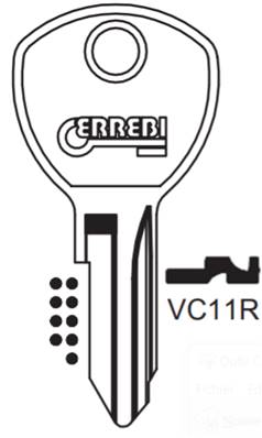 EBAUCHE DE CLE PLATE