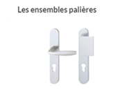 Ensemble bquillage pour porte avec verrouillage lectrique ou porte palire